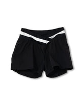 Load image into Gallery viewer, Simply Southern Lounge "Wrap" Shorts--Black
