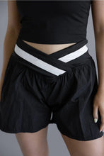 Load image into Gallery viewer, Simply Southern Lounge "Wrap" Shorts--Black