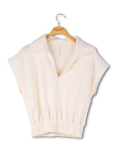 Load image into Gallery viewer, Simply Southern Piped Trim V-Neck Top