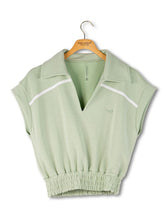 Load image into Gallery viewer, Simply Southern Piped Trim V-Neck Top