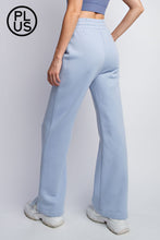 Load image into Gallery viewer, FLEECE FRENCH TERRY STRAIGHT LEG PANTS BY RAE MODE--Plus and Regular