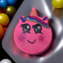 Load image into Gallery viewer, Believe in Magic: Pink Unicorn Bath Bomb - 6.5 oz