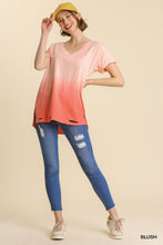 Load image into Gallery viewer, Umgee Distressed Dip Dye Tee