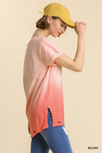 Load image into Gallery viewer, Umgee Distressed Dip Dye Tee