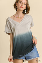 Load image into Gallery viewer, Umgee Distressed Dip Dye Tee