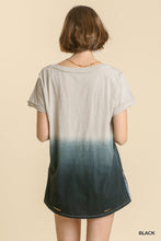 Load image into Gallery viewer, Umgee Distressed Dip Dye Tee