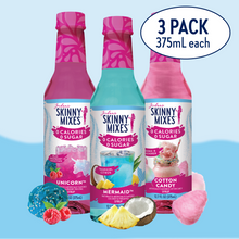Load image into Gallery viewer, Skinny Mixes Fantasy Collection Syrup Trio