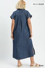 Load image into Gallery viewer, Umgee Plus Denim Midi Dress
