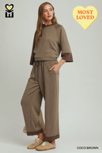 Load image into Gallery viewer, Umgee Cloud Knit Pant--Coco Brown