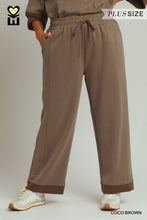 Load image into Gallery viewer, Umgee Cloud Knit Pant--Coco Brown--Regular and Plus Sizes