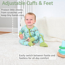 Load image into Gallery viewer, Golf A Round Baby Bamboo Pajamas, 2 Way Zipper Baby Romper