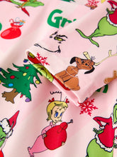 Load image into Gallery viewer, Winter Christmas Character Print Girls Dress