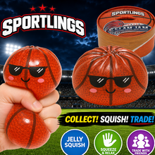 Load image into Gallery viewer, Fun Doh Sports Dumpling Squishy Fidget Toy - 12/Display
