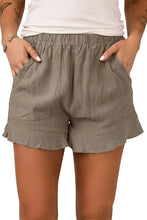 Load image into Gallery viewer, Ruffle Pocketed High Waist Shorts