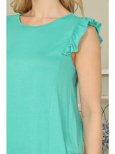 Load image into Gallery viewer, SOLID Ruffle Sleeve Top