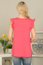 Load image into Gallery viewer, SOLID Ruffle Sleeve Top