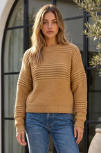 Load image into Gallery viewer, Coastal Ridge--Dear Scarlett Classic Sweater Slightly Cropped