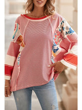 Load image into Gallery viewer, Block Patchwork Oversized Top
