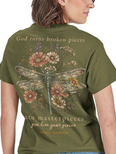 Load image into Gallery viewer, Simply Southern Short Sleeve Graphic Tee--Broken--Dill (Green)