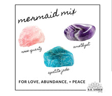 Load image into Gallery viewer, Kids | Mermaid Mix + Raw Cognac Amber Hazelwood Necklace - 10-11inch