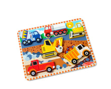 Load image into Gallery viewer, Melissa & Doug Construction Chunky Puzzle - 6 Pieces