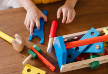 Load image into Gallery viewer, Melissa & Doug Wooden Take-Along Tool Kit