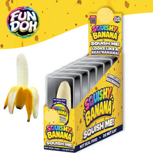 Load image into Gallery viewer, Fun Doh Banana Squishy Stress Relief Toy