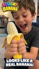 Load image into Gallery viewer, Fun Doh Banana Squishy Stress Relief Toy