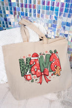 Load image into Gallery viewer, Canvas Christmas Totes