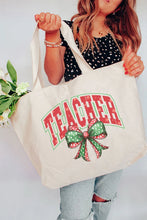 Load image into Gallery viewer, Canvas Christmas Totes