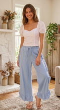 Load image into Gallery viewer, Simply Southern Denim Ruffle Pants