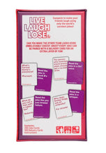 Load image into Gallery viewer, Live Laugh Lose - the Adult Party Game Where You Compete to Make Corny Jokes Funny by What Do You Meme?