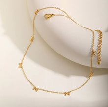 Load image into Gallery viewer, 18K STAINLESS STEEL TARNISH FREE BOW NECKLACE