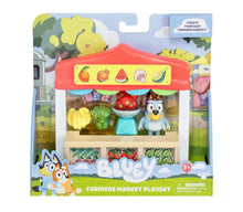 Load image into Gallery viewer, Bluey Mini Playsets Farmers Market Playset