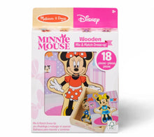 Load image into Gallery viewer, Melissa & Doug Disney Minnie Mouse Wooden Mix & Match Dress-Up Puzzle