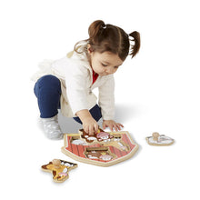 Load image into Gallery viewer, Melissa and Doug-Barnyard Animals Jumbo Knob Puzzle