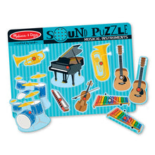 Load image into Gallery viewer, Melissa and Doug- Musical Instruments Sound Puzzle