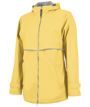 Load image into Gallery viewer, Charles River-New Englander Rain Jacket-Buttercup-Yellow--Full Zip