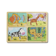 Load image into Gallery viewer, Natural Play Wooden Puzzles