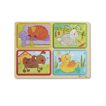 Load image into Gallery viewer, Natural Play Wooden Puzzles