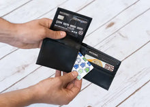 Load image into Gallery viewer, Engraved "W" Wallet--Black or Brown Available