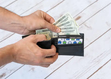 Load image into Gallery viewer, Engraved "W" Wallet--Black or Brown Available