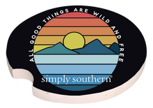 Load image into Gallery viewer, Simply Southern Car Coasters---2022 New Designs!!