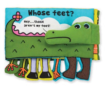 Load image into Gallery viewer, Melissa & Doug Whose Feet Soft Book