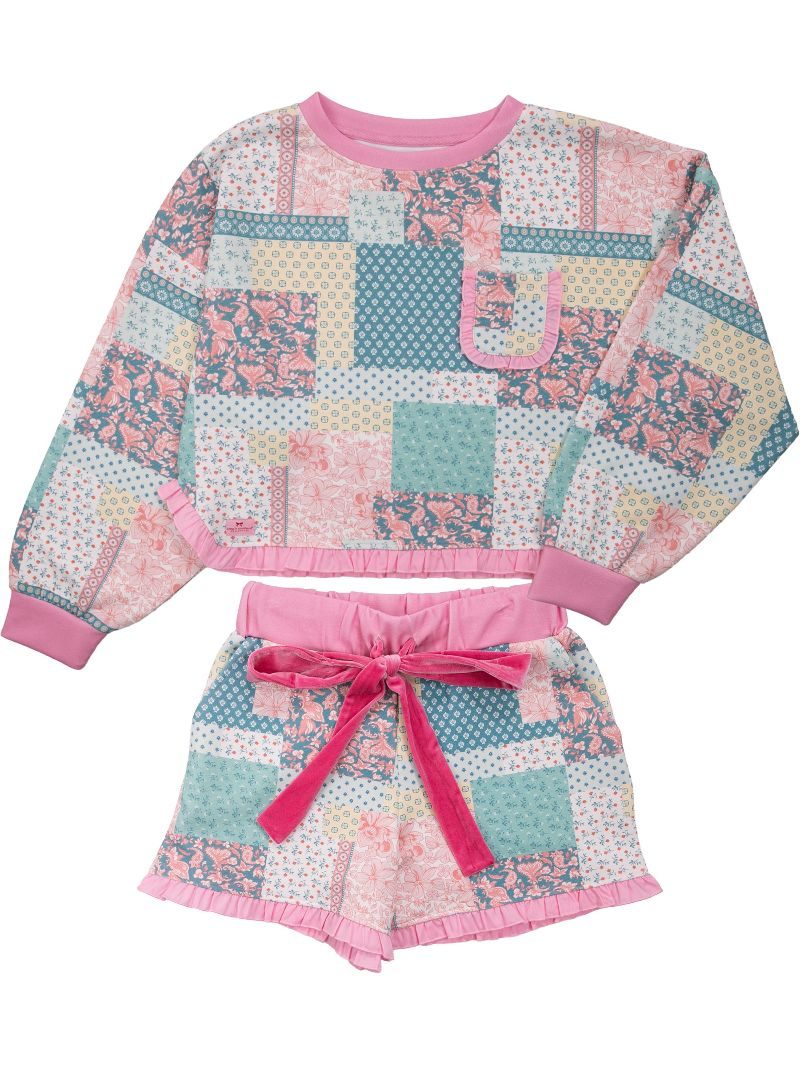 Simply Ruffle Regular Simply Southern Ruffle PJ/Lounge Set--Quilted Pattern – Lilly Abigails ...