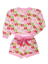 Load image into Gallery viewer, Simply Southern Ruffle Pajama/Lounge Set--Dots/Bows
