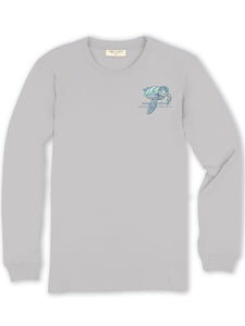 Simply Southern Long Sleeve Turtle Tracking Tee--Grow--Whitewtr