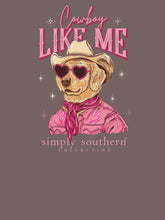 Load image into Gallery viewer, Simply Southern Long Sleeve Tee--Like Me--Mocha
