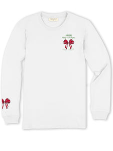 Simply Southern Long Sleeve Tee--Merry Dog--White