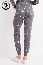 Load image into Gallery viewer, PLUS SIZE STAR PRINT JOGGERS BY RAE MODE
